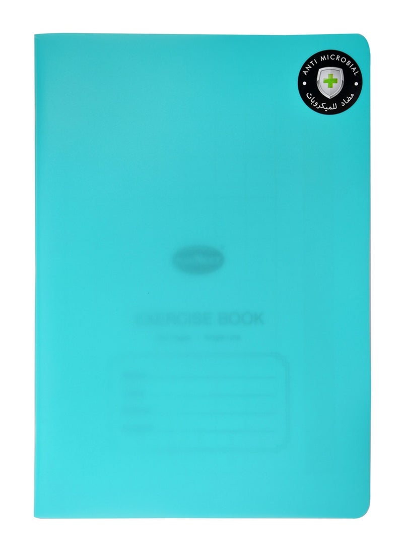 Navneet - A4 Size Single Line Exercise Book 200 Pages With PVC Cover Blue - Image 1