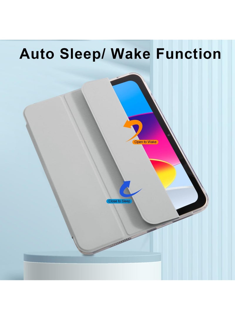 for HUAWEI MatePad 11.5 inch/Air 11.5 inch/11.5S 11.5inchCase Cover ,Transparent Airbag With Pen Slot For Anti Drop, Tablet Protective Cover, Triple Fold Multi Angle Design, Automatic Wake-up/sleep - Image 4