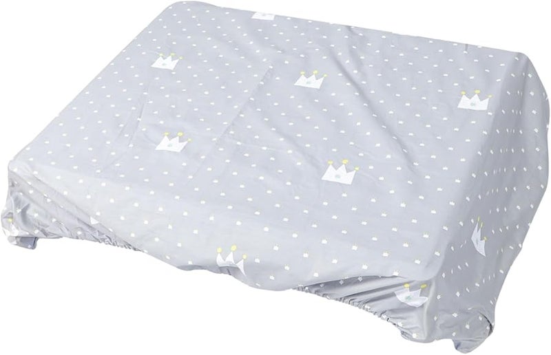 Crown Design Fitted Crib Sheet Removable Washable Skin Friendly Baby Mattress Cover - Image 1
