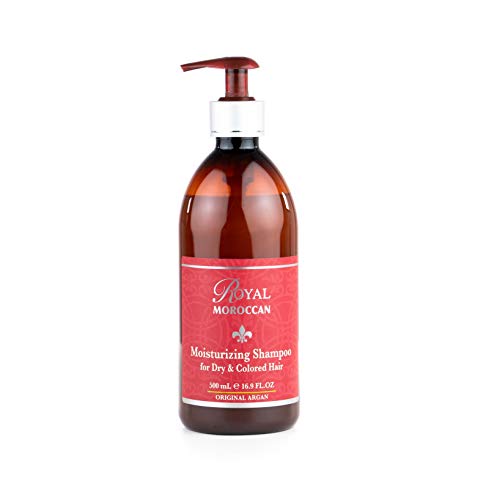 Royal Moroccan Moisturizing Shampoo | Dry Hair Shampoo for Color Treated & Frizzy Hair Argan Oil Hair Products (500 ml 16.9 oz) - Image 1
