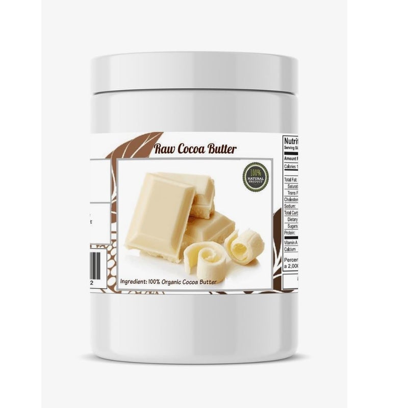 SAAQIN Organic Deodorized Cocoa Butter Mild Cocoa Scent - 1 Lb