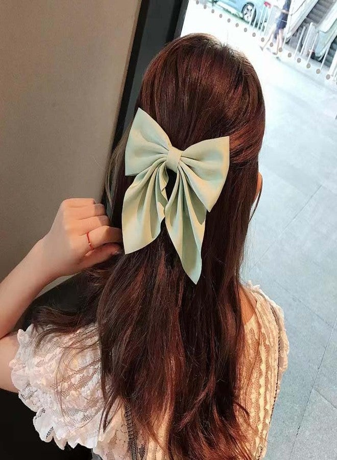 Shidara 6 Pcs Luxury Hair Bows for Women, Bow Hair Clips, Silky Satin Hair Bows for Girls, Multi Colors Hair Ribbon, Cute Bow Clips for Women, Hair Accessories Gifts|Random color - Image 4