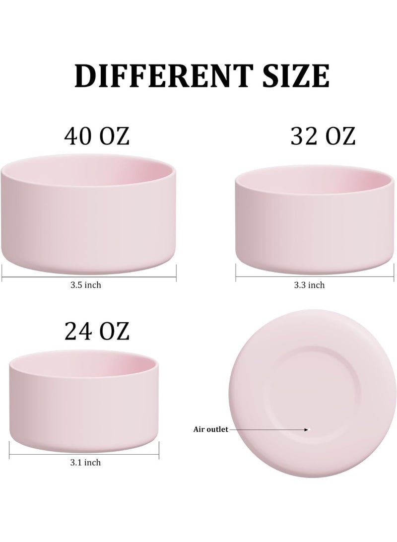 Silicone Boot for Owala Water Bottle 32 oz, Anti-Slip Protective Sleeve for FreeSip/Twist/Flip Water Bottles, BPA Free, Bottom Bumper Cover Protects Water Bottles from Scratches(Dreamy Field) - Image 5