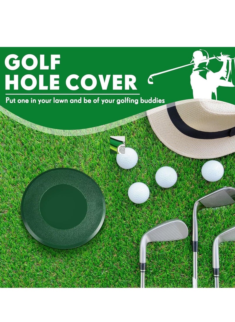 SYOSI - Golf Cup Cover Golf Hole Putting Green Cup Golf Practice Training Aids Hole Covers for Yard Garden Backyard Game Ball Outdoor Activities - Image 1