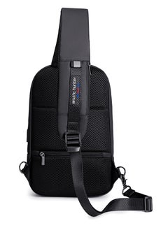 ARCTIC HUNTER Hard Shell Cross Body Sling Bag Water Resistant Anti Theft Unisex Shoulder bag with Built in USB Port for Travel Business XB00080  - Image 4
