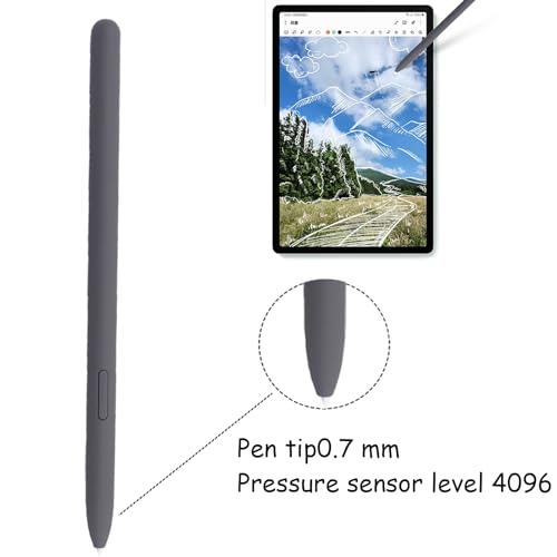 Anglepingping 2 Pack Galaxy Tab S9 FE S Pen for Samsung Galaxy Tab S9 FE / S9 FE+ Stylus Pen,Replacement for Samsung Galaxy Tab S9 FE Pen(Grey) - Image 2