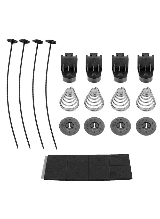 6 Inch Slim Radiator Cooling Fans Universal Slim Pull Push 12V 80W Direct Replacement Electric Fan,Car Accessories Modification Fan Universal Cooler Radiator - Image 3