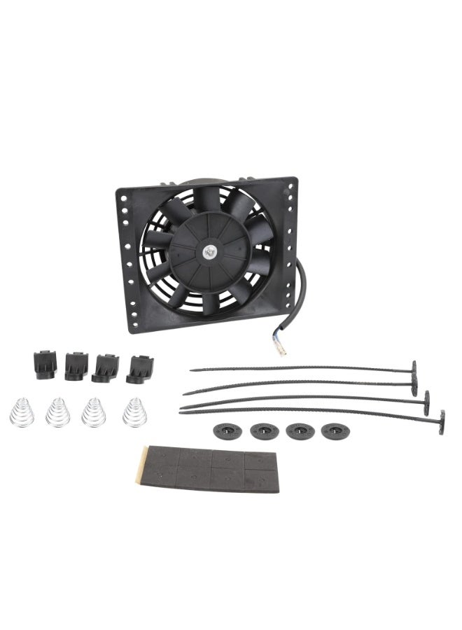 6 Inch Slim Radiator Cooling Fans Universal Slim Pull Push 12V 80W Direct Replacement Electric Fan,Car Accessories Modification Fan Universal Cooler Radiator - Image 4