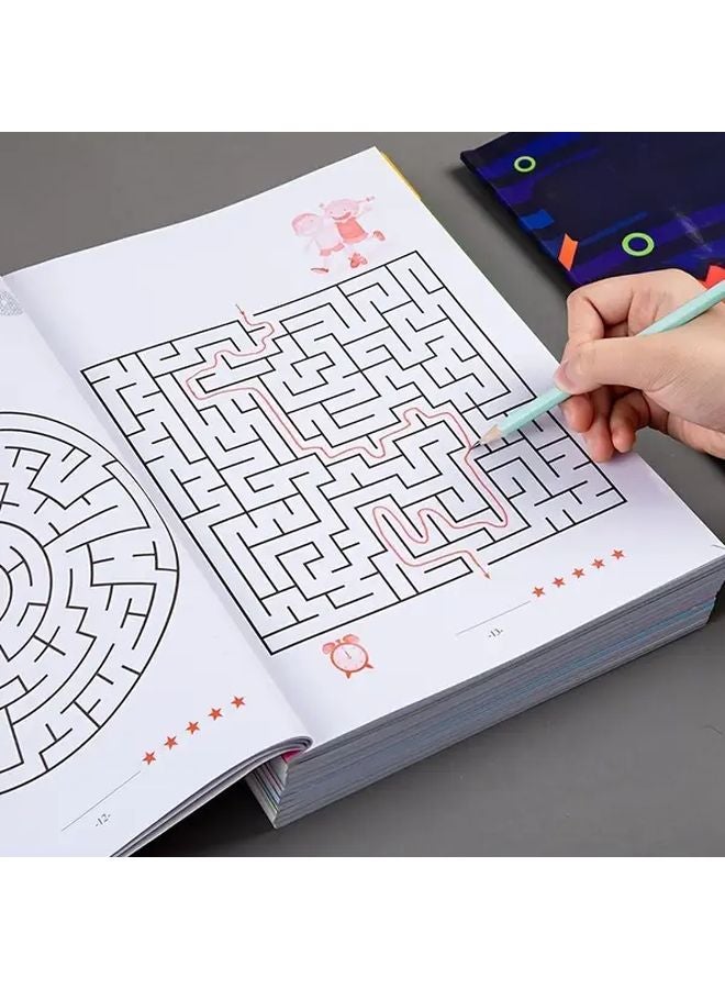 Brain Maze Training Book Simple Version Three Difficulty Levels For Teens - Image 4