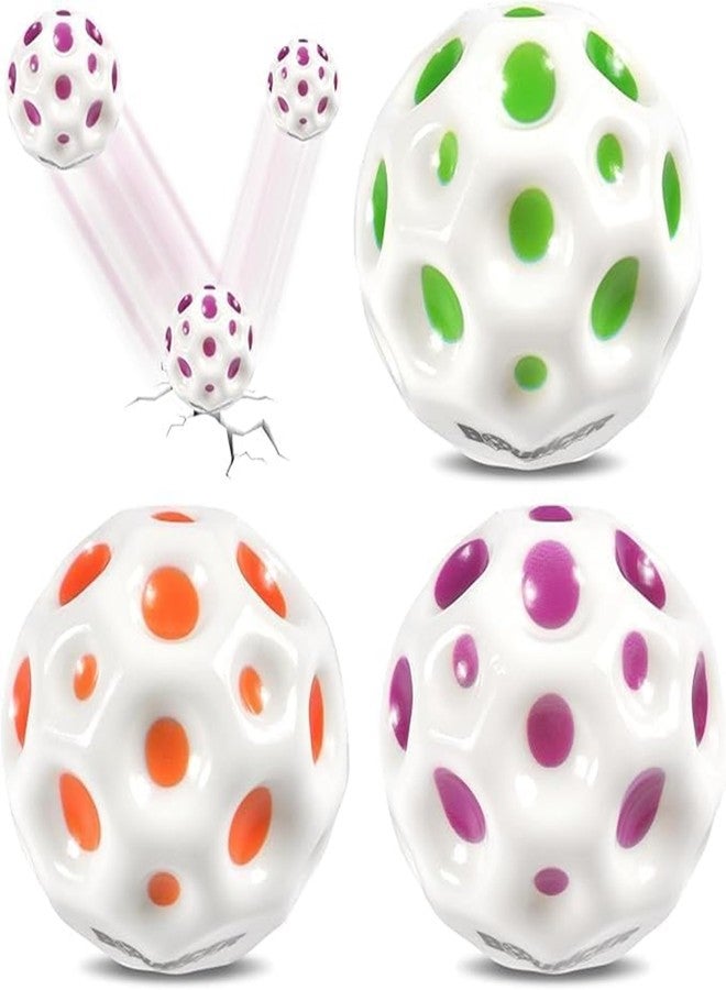 Atipriya Space Ballhigh Bouncy Balls with Light, Super Hot Moon Ball and Space Balls for Kids and Adults, Bubble Ball Space Galaxy Bouncy Ball Easy to Grip and Catch. (2) - Image 1