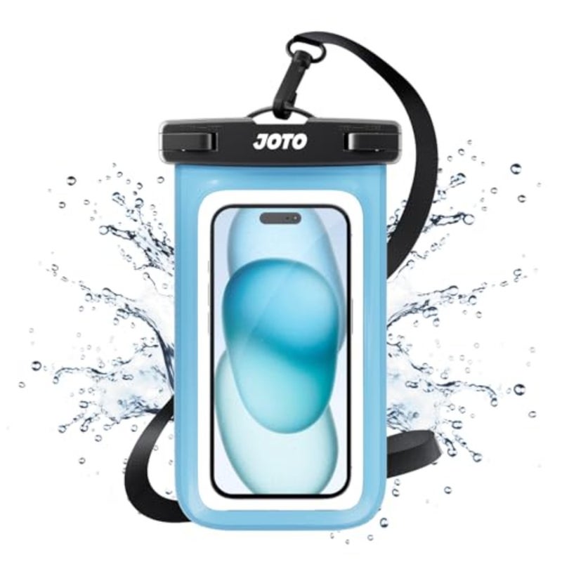 Universal Waterproof Pouch Case for iPhone 16 15 14 13 Plus Pro Max, IPX8 Cellphone Dry Bag 12 11 Pro Max XR X 8 7 6S Plus SE, Galaxy S23 S22 S21 S20+ S20 S10 Plus Note, Pixel up to 7 - Image 1
