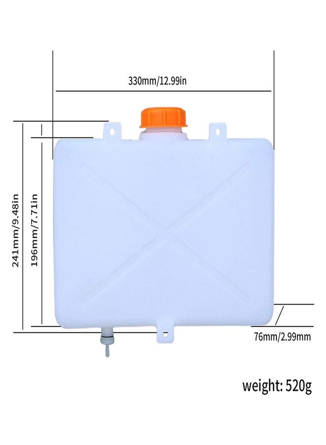 shenruifa 7L Fuel Plastic Petrol Oil Petrol Water for Boat Car Truck Parking Heater Accessories (White) - Image 2