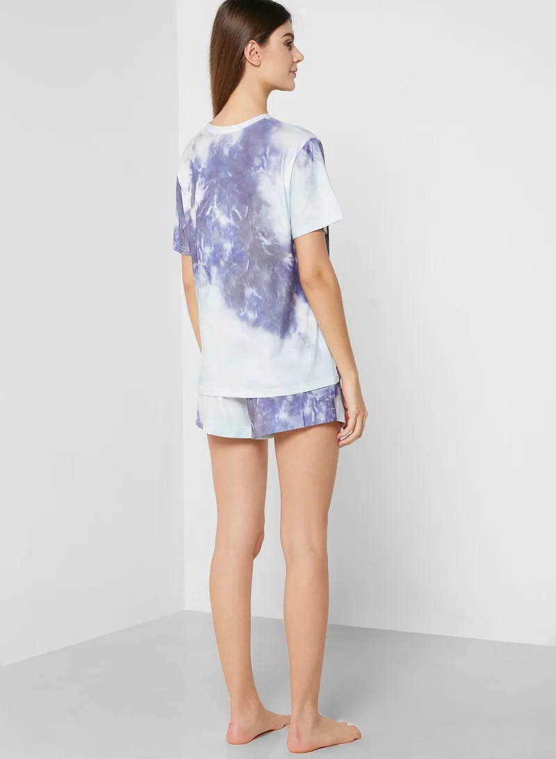 Ginger Tie Dye Pyjamas Set