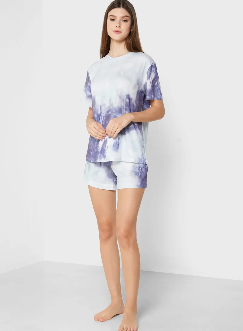 Ginger Tie Dye Pyjamas Set