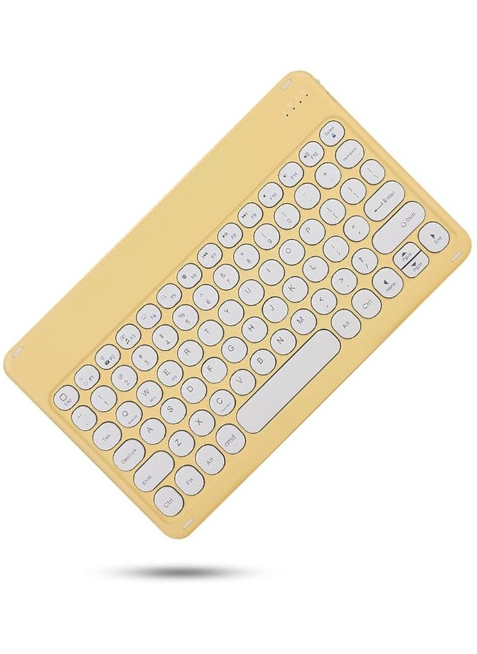 General - 2022 New iPad 10th Generation 10.9" Keyboard Case Cute Round Key Color Keyboard Wireless Detachable BT Keyboard Cover for iPad 10 10.9-inch - Image 1