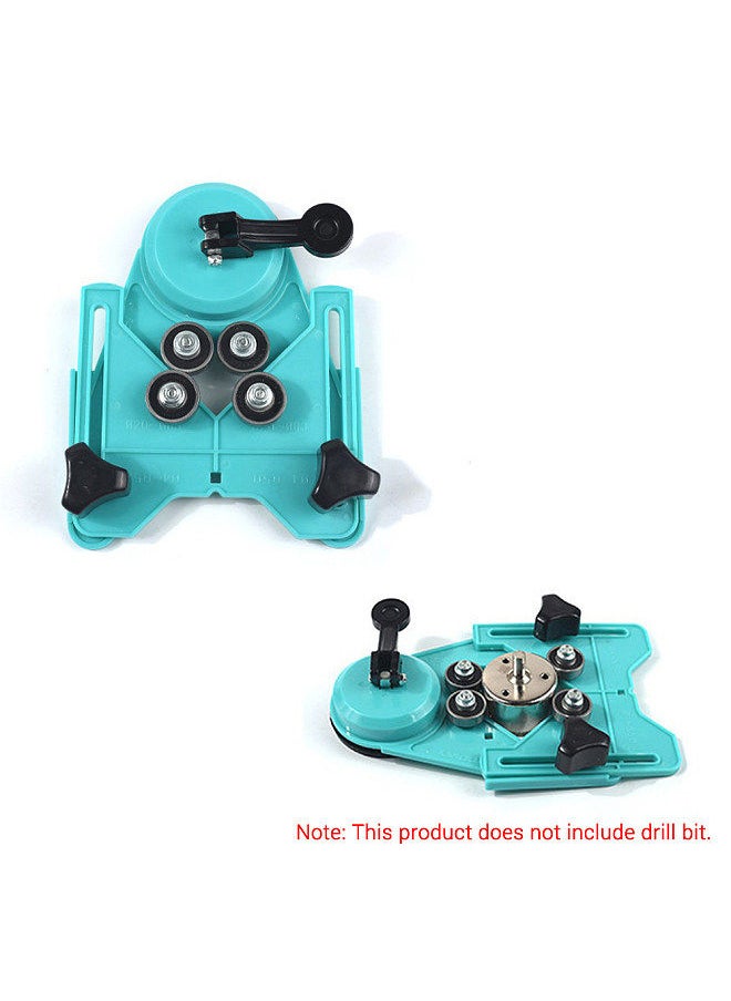 Generic - Adjustable Hole Saw Centering Locator Suction Holder Drill Bit Hole Saw Guide Jig Fixture Adjustable Drill Guide Hole Locator - Image 1
