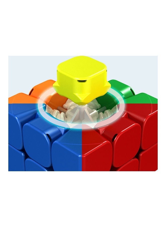 Kidzilla Magnetic Speed Cube Puzzle Toy 3x3x3, Professional Stickerless Magic Cube with Adjustable Tension, ABS Brain Teaser Puzzle Game, Includes Screwdriver & Display Stand, Educational Toy for Kids 7+ & Adults - Image 3