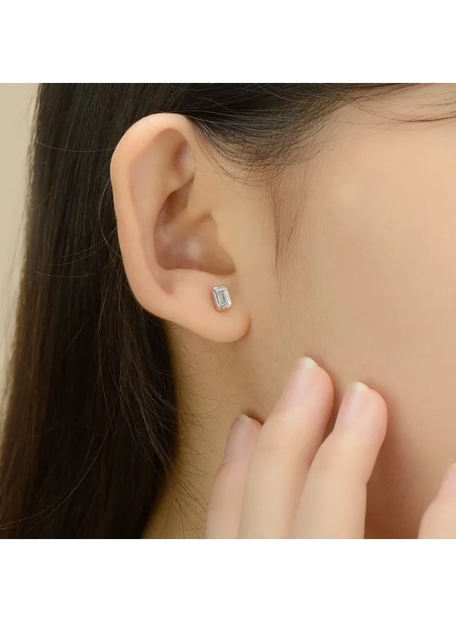 Sosha Elegance Aura Bezel Stud Earrings