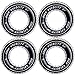 iefoah Inflatable Tire Tubes Pool Floats for Adults Kids Tire Swimming Rings River Raft Truck Race Car Themed Birthday Party Supplies Decorations 4Pack - Image 3