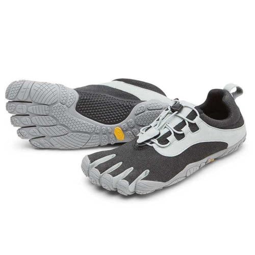 Vibram Men's FiveFingers V-Run Retro, Black/Grey, 42 EU / 9-9.5 US - Image 3