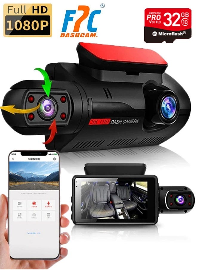 FPC Full HD 1080P Dash Cam Car DVR, Vehicle Black Box Recorder, Car Accessories  - Image 1