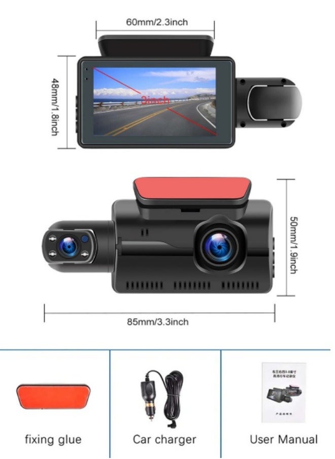 FPC Full HD 1080P Dash Cam Car DVR, Vehicle Black Box Recorder, Car Accessories  - Image 2
