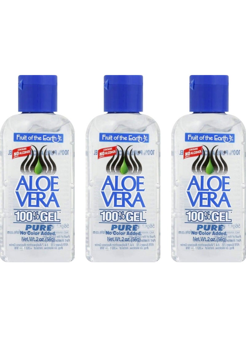 Fruit of the earth Fruit of the Earth Aloe Vera Gel 2 oz 56 g Bundle of 3 