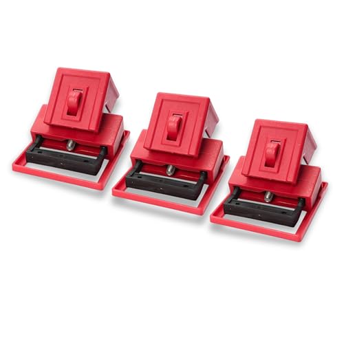 TRADESAFE Circuit Breaker Lockout Device, 3 Pack, 480/600 Volt, Clamp-on Breaker Lock Out Device, OSHA Compliant, Premium Grade, Large - Image 1