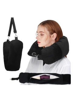 Fillable Clothes Travel Neck Pillow - Portable and Compact, Extra Storage Bag, Versatile Travel Companion