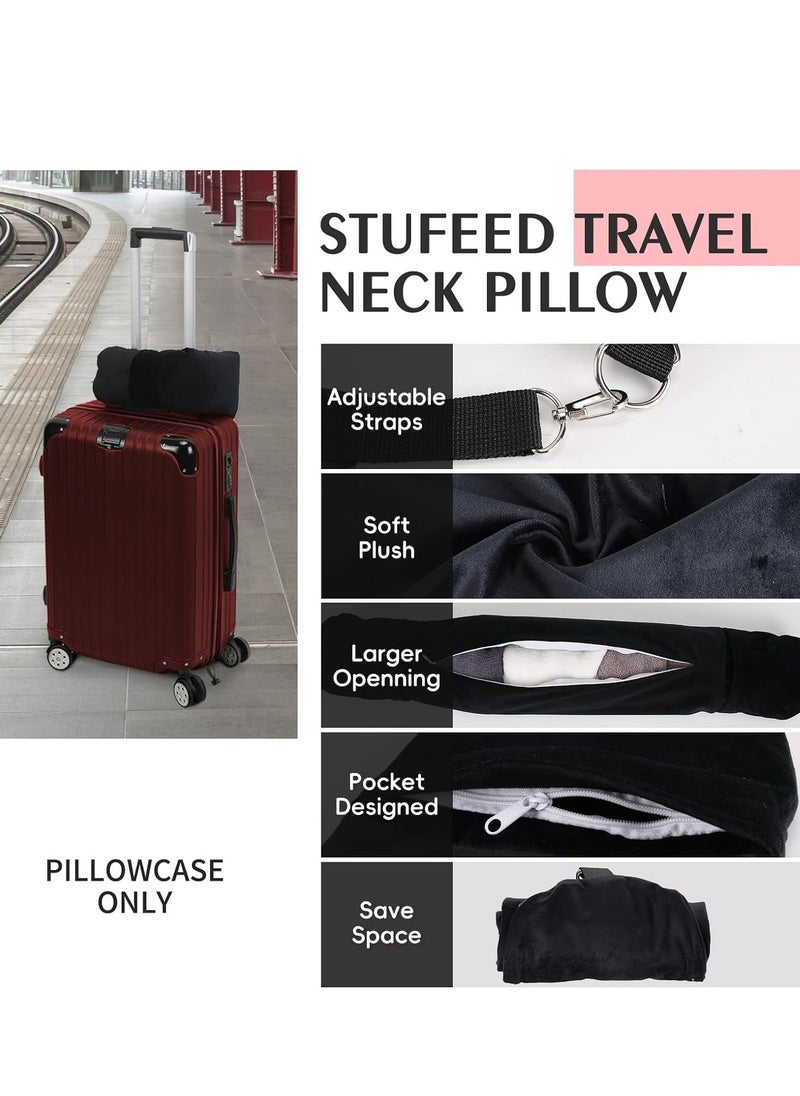 Generic - Fillable Clothes Travel Neck Pillow - Portable and Compact, Extra Storage Bag, Versatile Travel Companion - Image 1