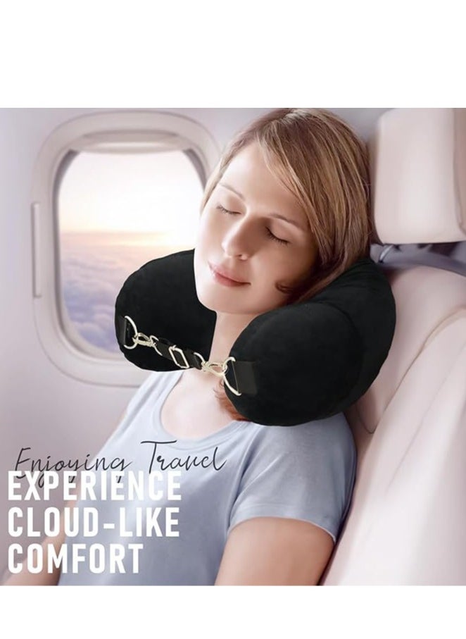 Generic - Fillable Clothes Travel Neck Pillow - Portable and Compact, Extra Storage Bag, Versatile Travel Companion - Image 1