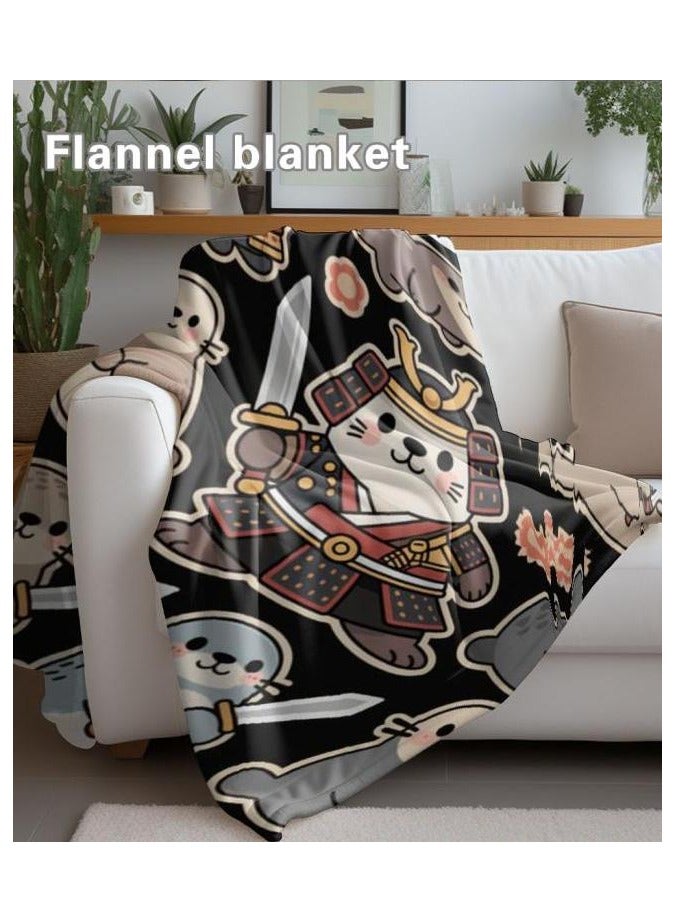 عام بطانية رقيقة من الفانيلا (دافئة ومريحة، ومناسبة للنوم واستخدام الألعاب وإزالة الغبار ومقاومة للرمل) 150 سم * 200 سم - 249 - Image 1