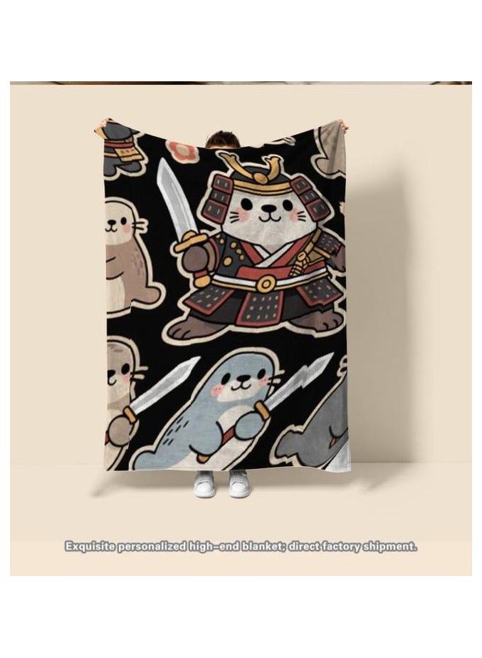 عام بطانية رقيقة من الفانيلا (دافئة ومريحة، ومناسبة للنوم واستخدام الألعاب وإزالة الغبار ومقاومة للرمل) 150 سم * 200 سم - 249 - Image 4