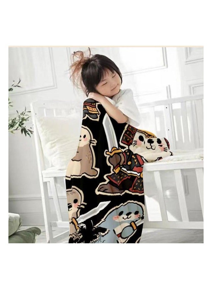 عام بطانية رقيقة من الفانيلا (دافئة ومريحة، ومناسبة للنوم واستخدام الألعاب وإزالة الغبار ومقاومة للرمل) 150 سم * 200 سم - 249 - Image 3