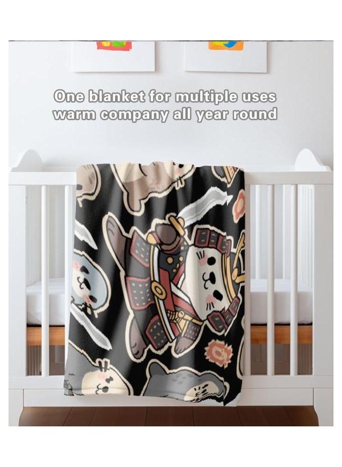 عام بطانية رقيقة من الفانيلا (دافئة ومريحة، ومناسبة للنوم واستخدام الألعاب وإزالة الغبار ومقاومة للرمل) 150 سم * 200 سم - 249 - Image 5