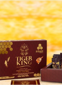 DAM MEDIKAL Tiger King Honey With Royal Jelly And Korean Ginseng 12 Sachets  - Image 3