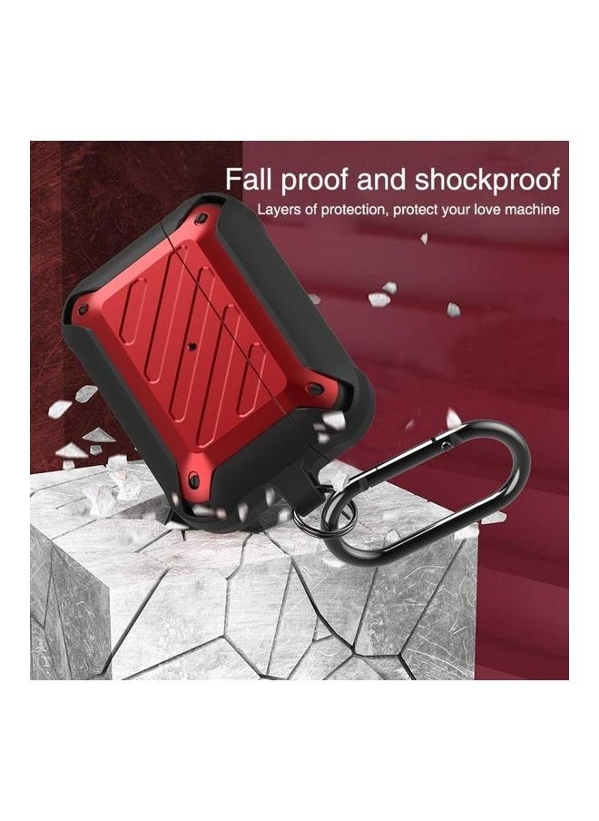NIBEMINENT - Shockproof Bumblebee Twill Silicone Protective Case For Apple AirPods Pro Blue - Image 1
