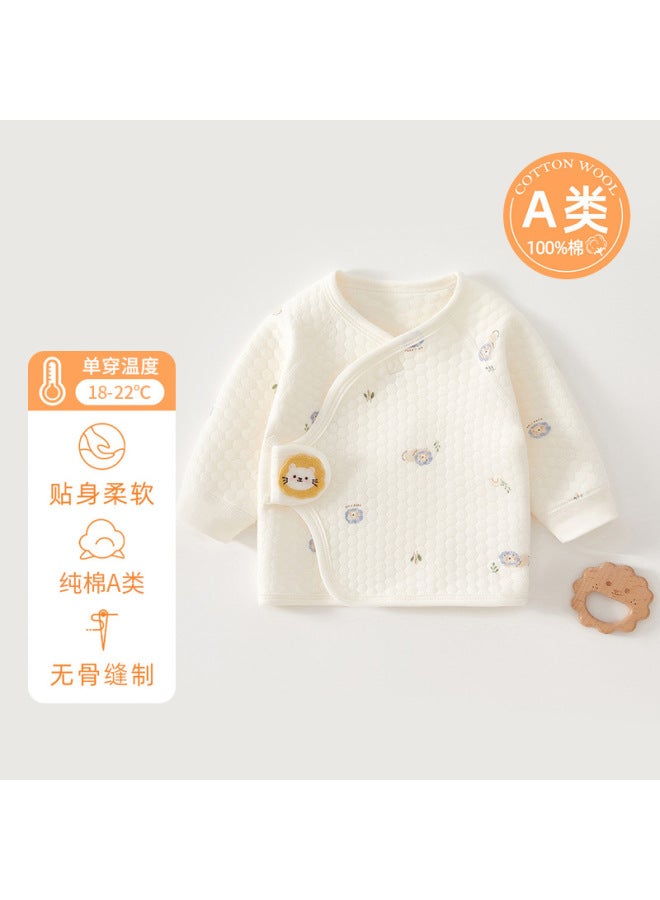 Newborn Baby Half-back Clothes Warm Jacket Newborn Autumn And Winter Baby Clothes Base Monk Clothes For 0-3-6 Months