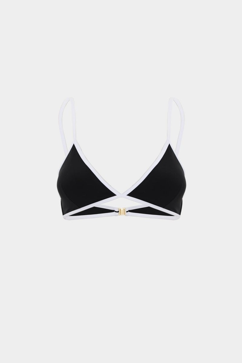 Açelya Okcu Acelya Okcu Premium Piping Detailed Hera Fit Women's Bikini Top  - Image 1