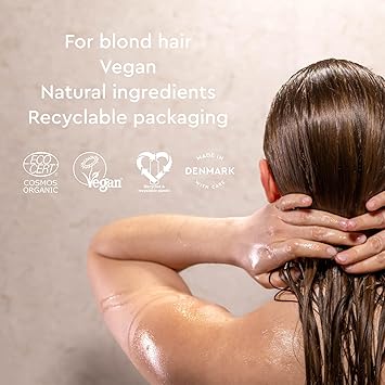 Urtekram Conditioner Camomile For Blond Hair 180 mlVegan Organic Blond Hair Natural Origin - Image 3