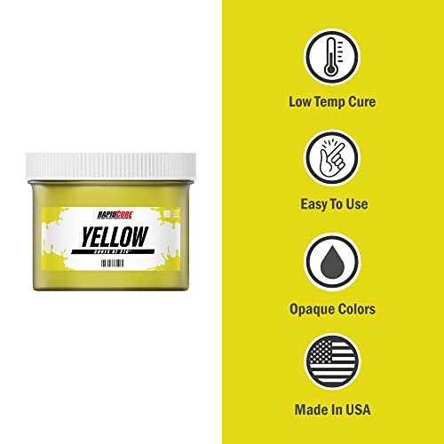 Screen Print Direct Rapid Cure® Screen Printing Ink Yellow (Pint - 16oz.) - Plastisol Ink for Screen Printing, Fast Curing Fabric Paint - Screen Print Direct®, USA Made - Image 2