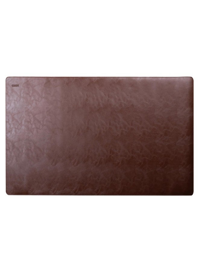 Cossini XL Desk Pad - Large Vegan Leather Desk Mat (17 x 36) - Buttery Smooth Writing, Damage Blocking, Non-Slip, Waterproof - Home Office Computer Desk Protector Blotter Laptop Keyboard Mouse Pad - Image 1