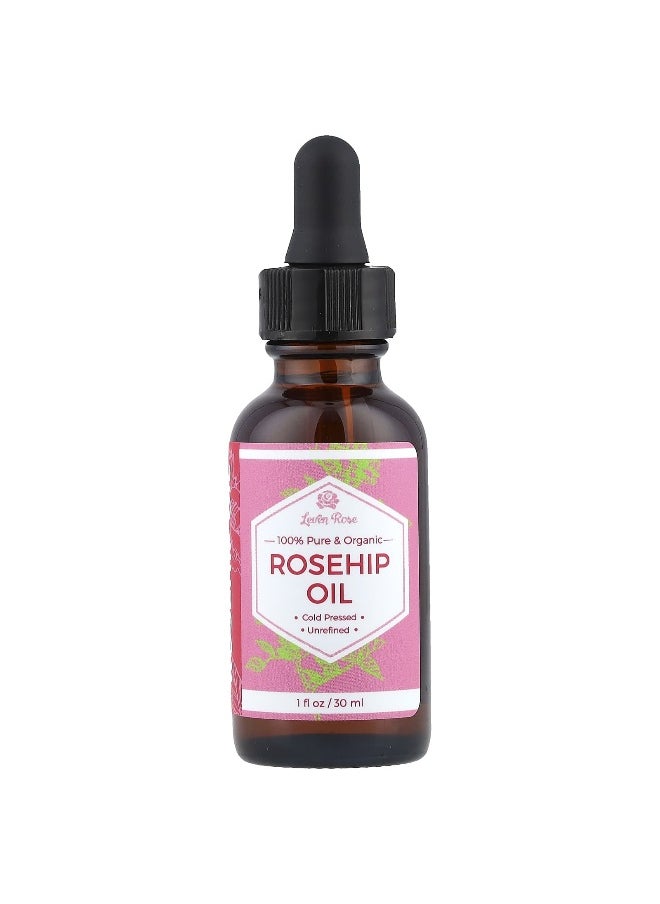 Leven Rose Leven Rose, 100% Pure & Organic, Rosehip Oil, 1 fl oz (30 ml)  - Image 1