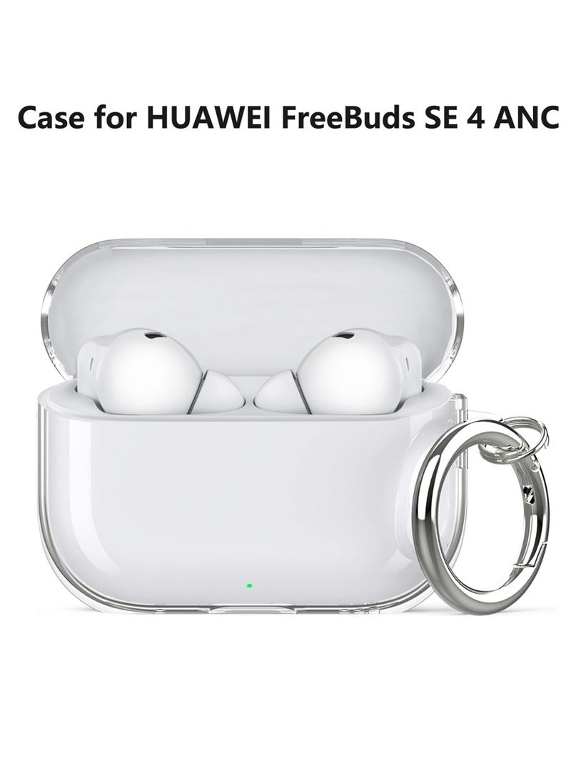 Youque Clear Case for HUAWEI FreeBuds SE 4 ANC, Shockproof Anti-Yellowing, Soft TPU Protective Covers Skin - Image 1