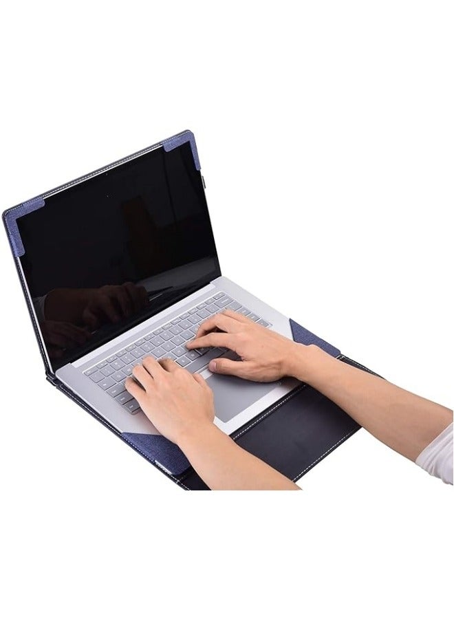 عام غطاء حماية متوافق مع كمبيوتر محمول سطح لابتوب 5/4/3/2/1 بحجم 15 بوصة (لا يتوافق مع سطح ستوديو 4 وسطح بوك)، غلاف جلد صناعي صلب للحماية - Image 5