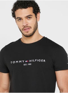 TOMMY HILFIGER Logo Crew Neck T-Shirt  - Image 3