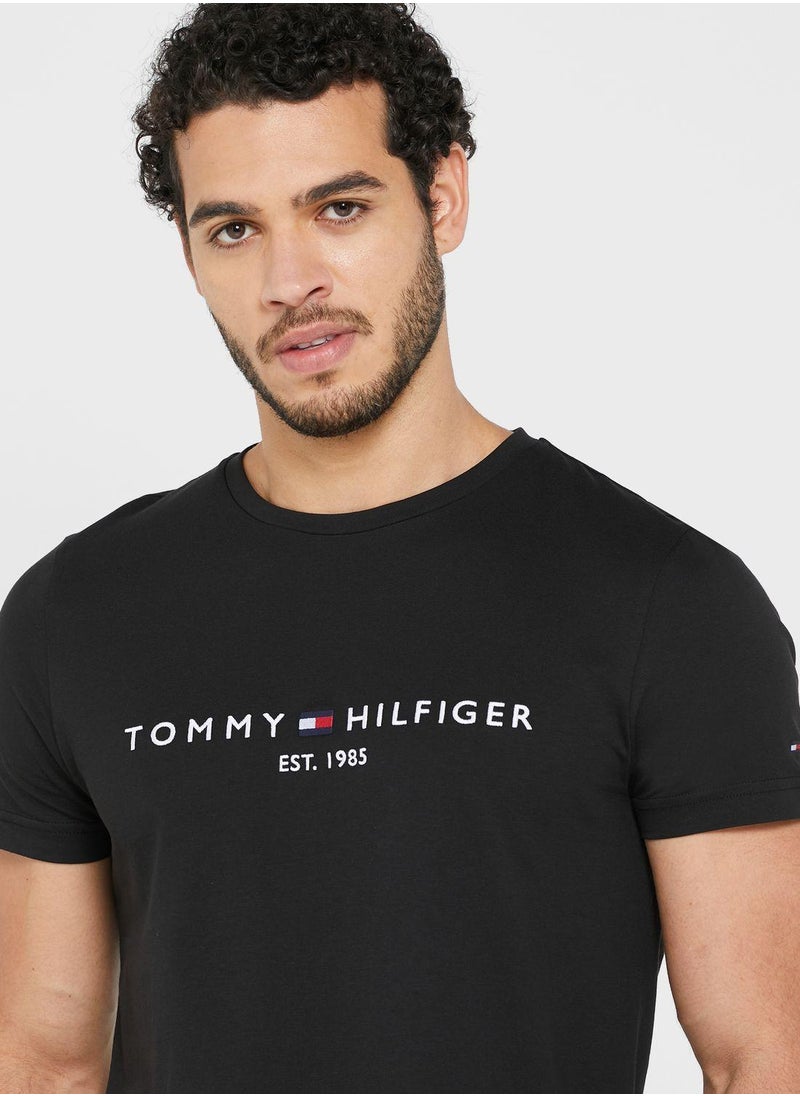 TOMMY HILFIGER - Logo Crew Neck T-Shirt - Image 1
