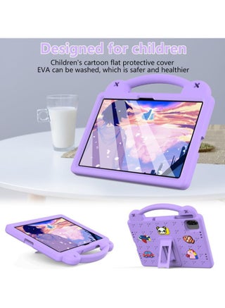 Kids Case Compatible with Honor Pad X8a 11-inch 2024 Anti-Fall Shockproof Stand Hand-Held EVA Protective Cover for Honor Pad X8a (Purple) - view 2