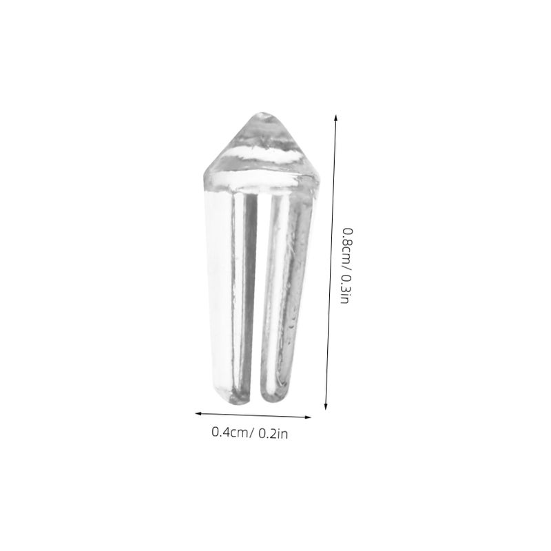 40 Pcs Dart Flight Protectors Wing Savers Replacement Accessories Clear - Image 3