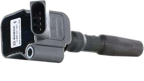 BOSCH 0986221057 Ignition Coil Compatible with Select Audi A3 Sportback etron Volkswagen Golf Golf SportWagen Jetta Single - Image 1